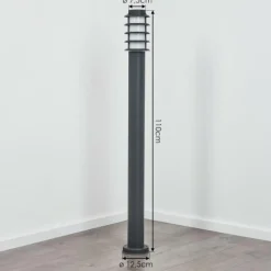 hofstein Borne lumineuse Tunes Anthracite, 1 lumière