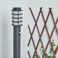 hofstein Borne lumineuse Tunes Anthracite, 1 lumière, Détecteur de mouvement