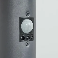 hofstein Borne lumineuse Tunes Anthracite, 1 lumière, Détecteur de mouvement