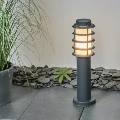 hofstein Borne lumineuse Tunes Anthracite, 1 lumière