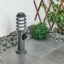 hofstein Borne lumineuse Tunes Anthracite, 1 lumière