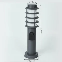 hofstein Borne lumineuse Tunes Anthracite, 1 lumière