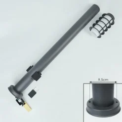 hofstein Borne lumineuse Tunes Anthracite, 1 lumière