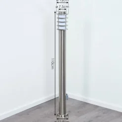 hofstein Borne lumineuse Tunes Nickel mat, 1 lumière