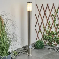 hofstein Borne lumineuse Tunes Nickel mat, 1 lumière