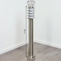 hofstein Borne lumineuse Tunes Nickel mat, 1 lumière