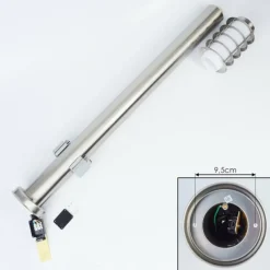 hofstein Borne lumineuse Tunes Nickel mat, 1 lumière