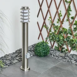 hofstein Borne lumineuse Tunes Nickel mat, 1 lumière