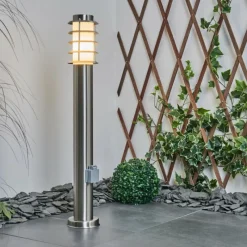 hofstein Borne lumineuse Tunes Nickel mat, 1 lumière