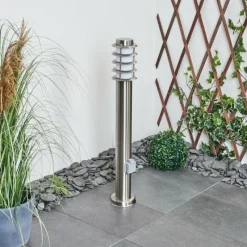 hofstein Borne lumineuse Tunes Nickel mat, 1 lumière