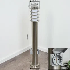 hofstein Borne lumineuse Tunes Nickel mat, 1 lumière