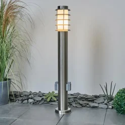 hofstein Borne lumineuse Tunes Nickel mat, 1 lumière