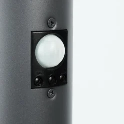 hofstein Borne lumineuse Tunes Nickel mat, 1 lumière, Détecteur de mouvement