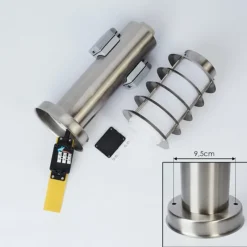 hofstein Borne lumineuse Tunes Nickel mat, 1 lumière