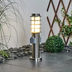 hofstein Borne lumineuse Tunes Nickel mat, 1 lumière