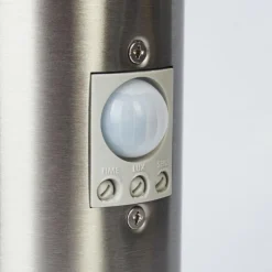 hofstein Borne lumineuse Tunes Nickel mat, 1 lumière, Détecteur de mouvement