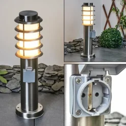 hofstein Borne lumineuse Tunes Nickel mat, 1 lumière