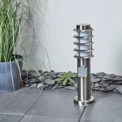 hofstein Borne lumineuse Tunes Nickel mat, 1 lumière