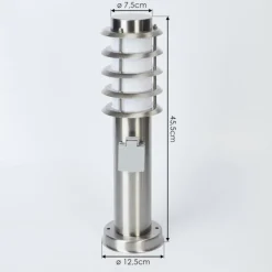 hofstein Borne lumineuse Tunes Nickel mat, 1 lumière