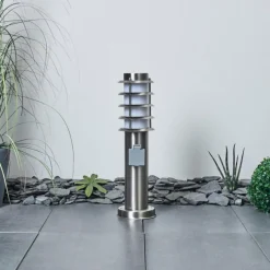 hofstein Borne lumineuse Tunes Nickel mat, 1 lumière