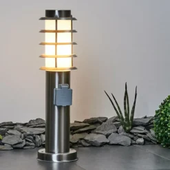 hofstein Borne lumineuse Tunes Nickel mat, 1 lumière