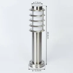 hofstein Borne lumineuse Tunes Nickel mat, 1 lumière