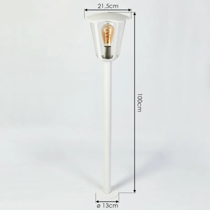 Luminaires Rustiques-hofstein Borne lumineuse Venneshamm Blanc, 1 lumière