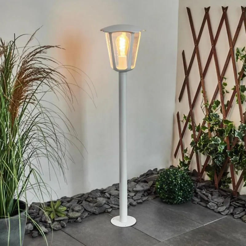 Luminaires Rustiques-hofstein Borne lumineuse Venneshamm Blanc, 1 lumière