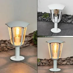 Luminaires Rustiques-hofstein Borne lumineuse Venneshamm Blanc, 1 lumière