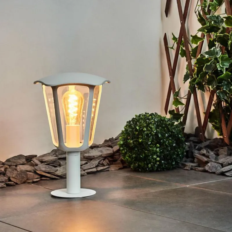 Luminaires Rustiques-hofstein Borne lumineuse Venneshamm Blanc, 1 lumière