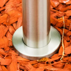 hofstein Borne lumineuse Vero Acier inoxydable, 2 lumières