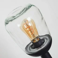 hofstein Borne lumineuse Ystheim Noir, 1 lumière