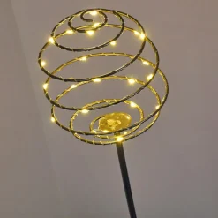 Luminaires Rustiques-hofstein Borne lumineuse Zermatt LED Argenté, 28 lumières