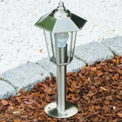 hofstein Borne Moskau Acier inoxydable, 1 lumière