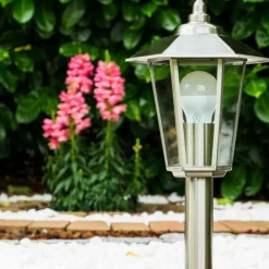 hofstein Borne Moskau Acier inoxydable, 1 lumière