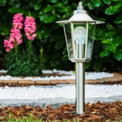 hofstein Borne Moskau Acier inoxydable, 1 lumière