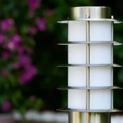 hofstein Borne Tunes Acier inoxydable, 1 lumière