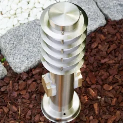 hofstein Borne Tunes Acier inoxydable, 1 lumière