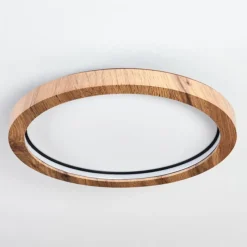 hofstein Bosatorp Plafonnier LED Noir, 1 lumière, Télécommandes