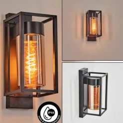 hofstein Boucinho Lampe murale d´extérieur Noir, 1 lumière