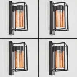 hofstein Boucinho Lampe murale d´extérieur Noir, 1 lumière