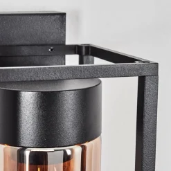 hofstein Boucinho Lampe murale d´extérieur Noir, 1 lumière, Détecteur de mouvement