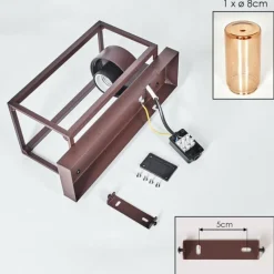 hofstein Boucinho Lampe murale d´extérieur Rouille, 1 lumière