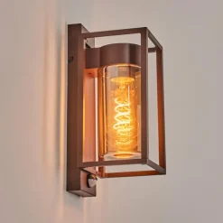 hofstein Boucinho Lampe murale d´extérieur Rouille, 1 lumière, Détecteur de mouvement