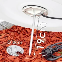 hofstein Boule lumineuse Arslev Blanc, 1 lumière