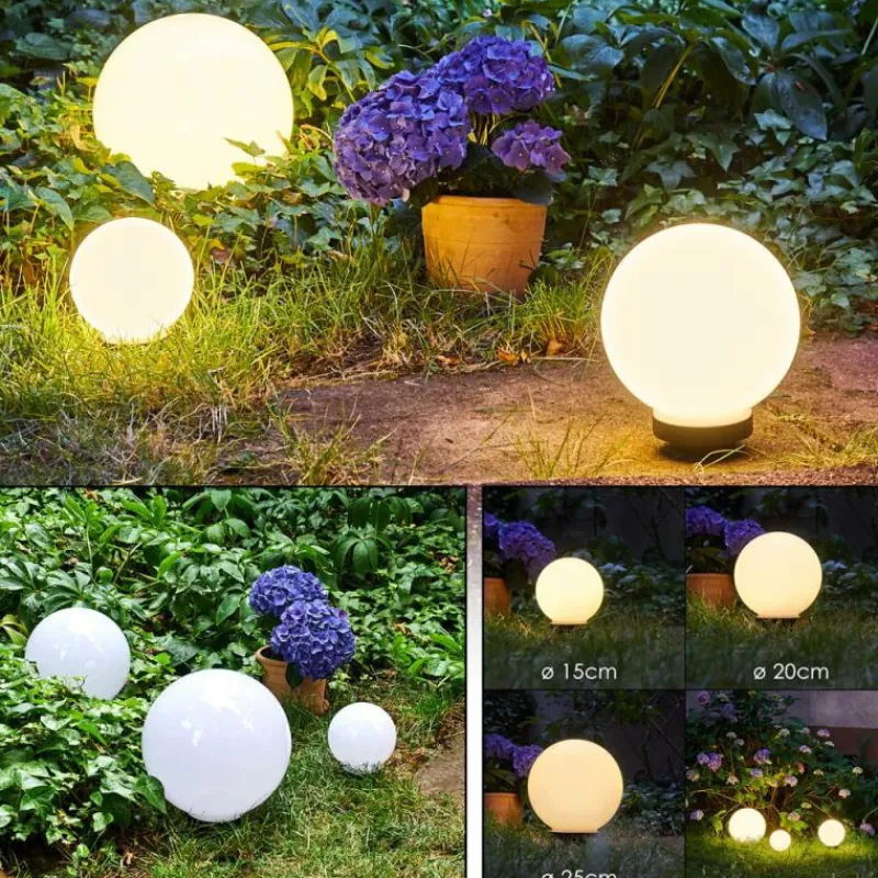 hofstein Boule lumineuse Campinas LED Noir, Blanc, 1 lumière