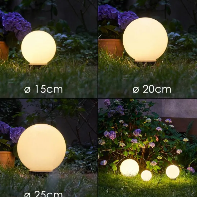 hofstein Boule lumineuse Campinas LED Noir, Blanc, 1 lumière