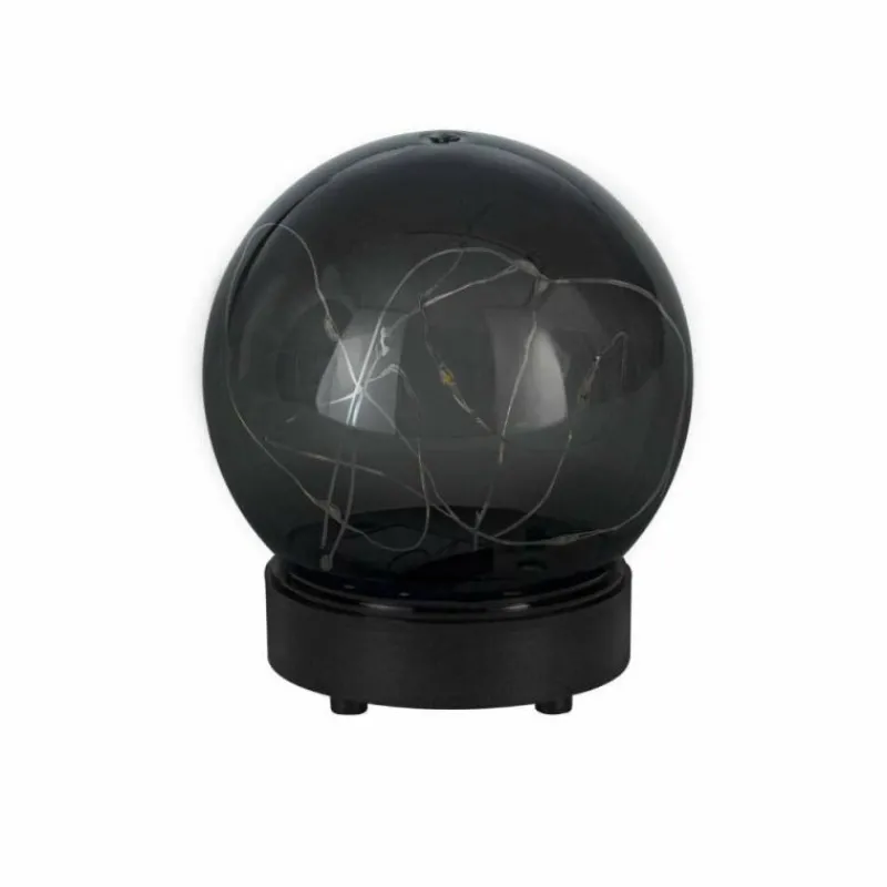 Suspension Verre Fumé-Luminaires Eglo boule lumineuse Eglo Z_SOLAR LED Noir, 10 lumières