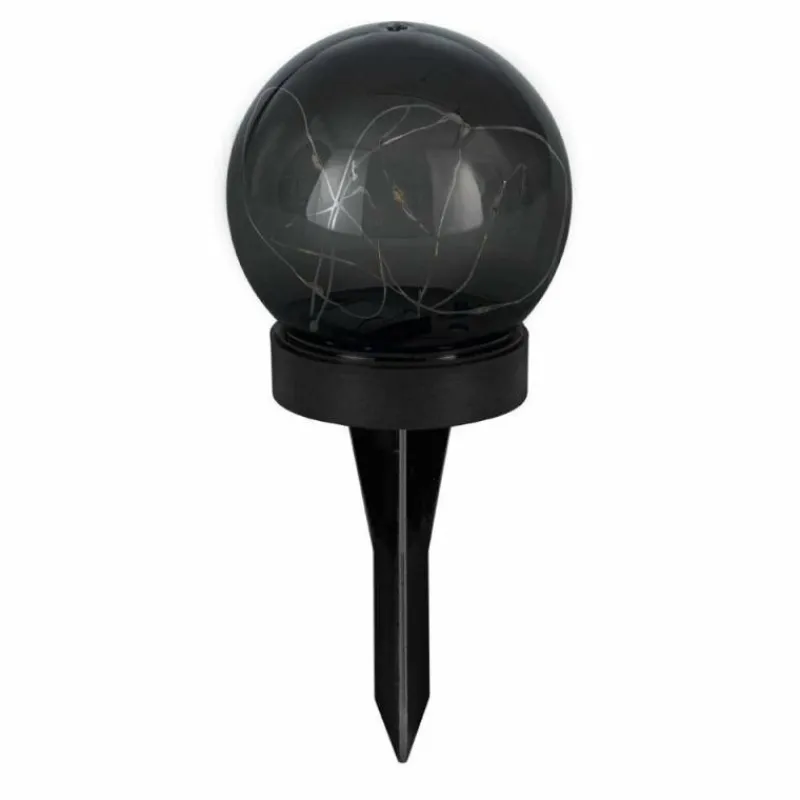 Suspension Verre Fumé-Luminaires Eglo boule lumineuse Eglo Z_SOLAR LED Noir, 10 lumières