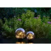 Suspension Verre Fumé-Luminaires Eglo boule lumineuse Eglo Z_SOLAR LED Noir, 20 lumières
